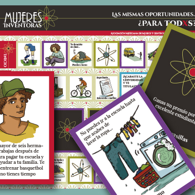 Mujeres inventoras juego de rol